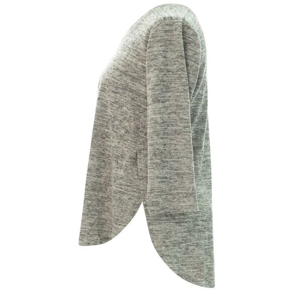 Gray Loose Fit Plus Size Hi-Lo Top - Picture 2 of 8